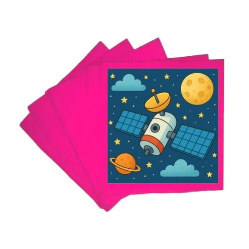 Guardanapo de Papel Personalizado Satélite
