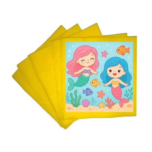 Guardanapo de Papel Personalizado Sereias