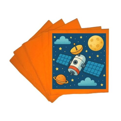Guardanapo de Papel Personalizado Satélite