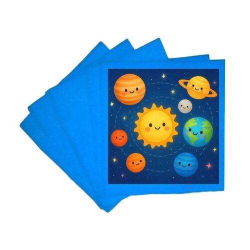 Guardanapo de Papel Personalizado Sistema Solar
