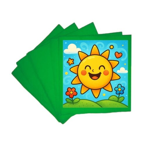 Guardanapo de Papel Personalizado Sol Sorridente