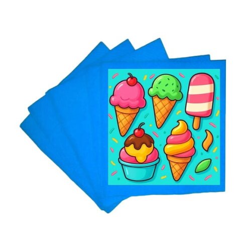 Guardanapo de Papel Personalizado Sorvetes
