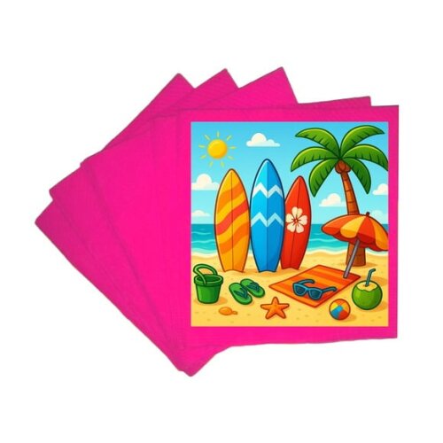Guardanapo de Papel Personalizado Surf