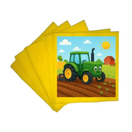 Guardanapo de Papel Personalizado Trator