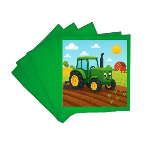 Guardanapo de Papel Personalizado Trator