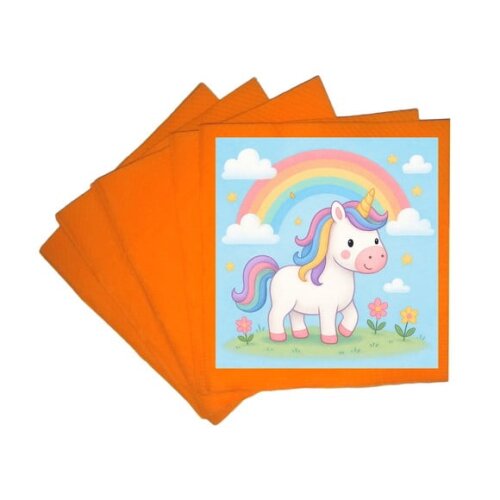 Guardanapo de Papel Personalizado Unicórnio