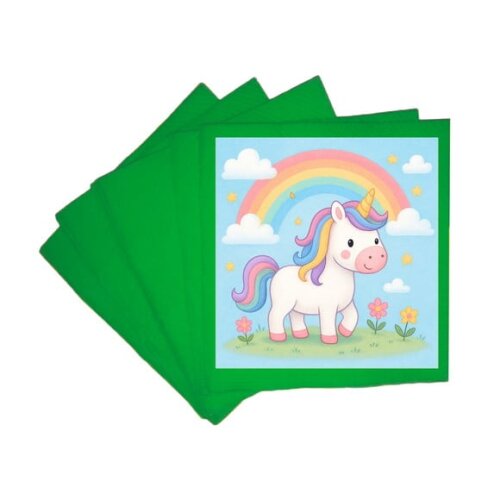 Guardanapo de Papel Personalizado Unicórnio