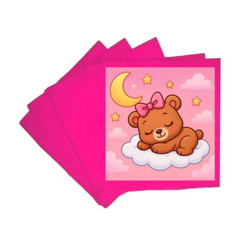 Guardanapo de Papel Personalizado Ursinha Soninho