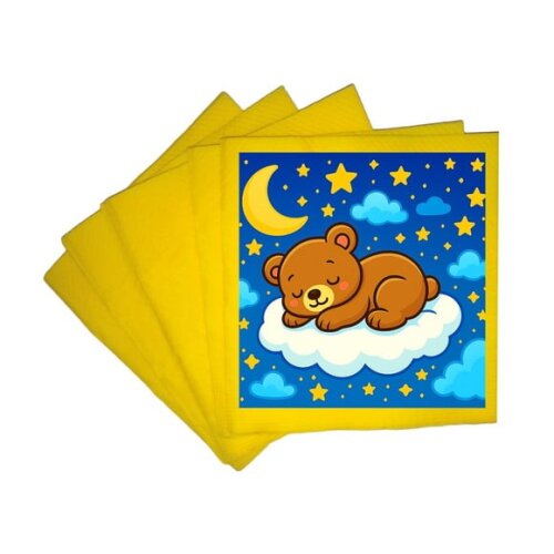 Guardanapo de Papel Personalizado Ursinho Soninho
