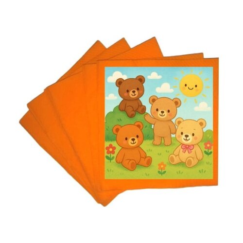 Guardanapo de Papel Personalizado Ursinhos