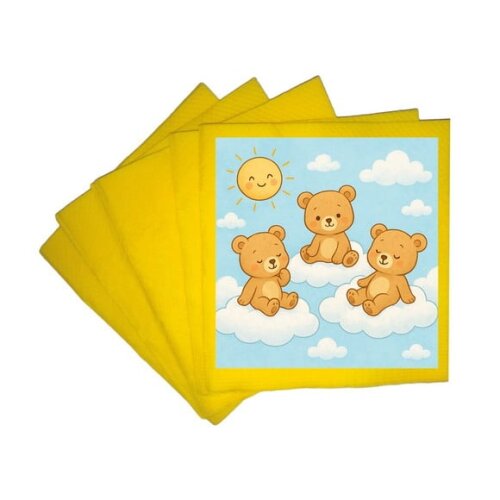 Guardanapo de Papel Personalizado Ursinhos na Nuvem