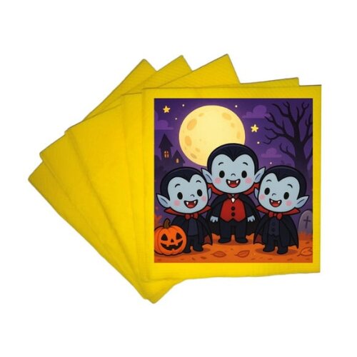 Guardanapo de Papel Personalizado Vampirinhos Fofinhos