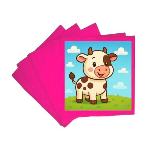 Guardanapo de Papel Personalizado Vaquinha