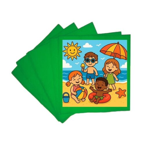 Guardanapo de Papel Personalizado Verão Divertido