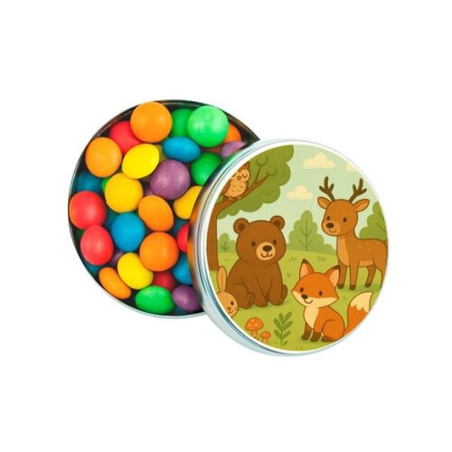 Latinha Metálica Personalizada Animais da Floresta