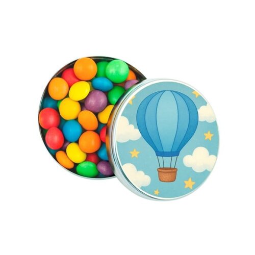 Latinha Metálica Personalizada Balão de Ar Azul