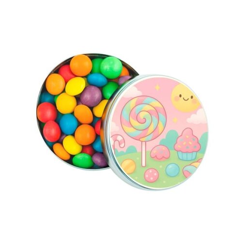 Latinha Metálica Personalizada Candy Color