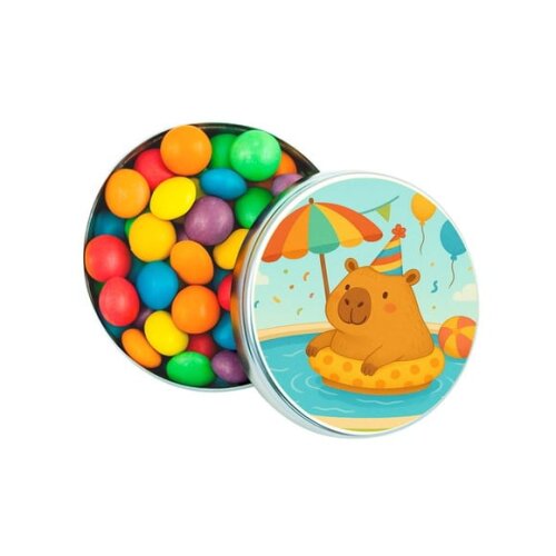 Latinha Metálica Personalizada Capivara Pool Party