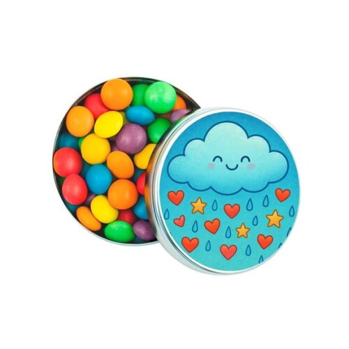 Latinha Metálica Personalizada Chuva de Bênçãos