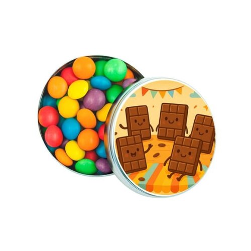 Latinha Metálica Personalizada Chocolates