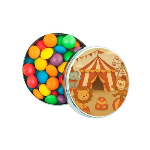 Latinha Metálica Personalizada Circo Vintage