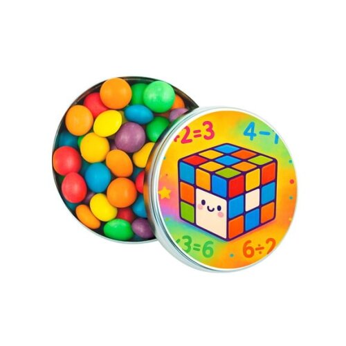 Latinha Metálica Personalizada Cubo Mágico