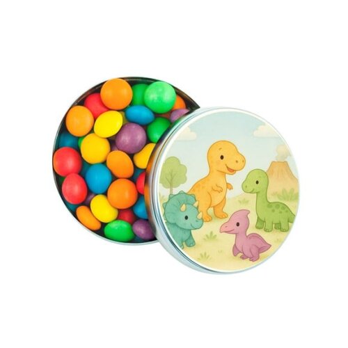 Latinha Metálica Personalizada Dinossauros Baby
