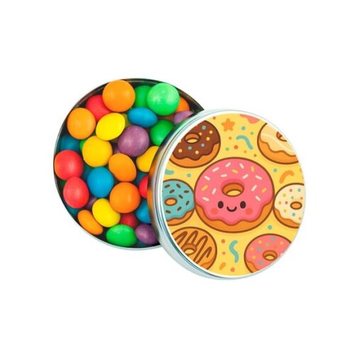 Latinha Metálica Personalizada Donuts