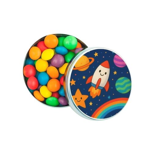 Latinha Metálica Personalizada Espaço Colorido