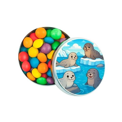 Latinha Metálica Personalizada Focas