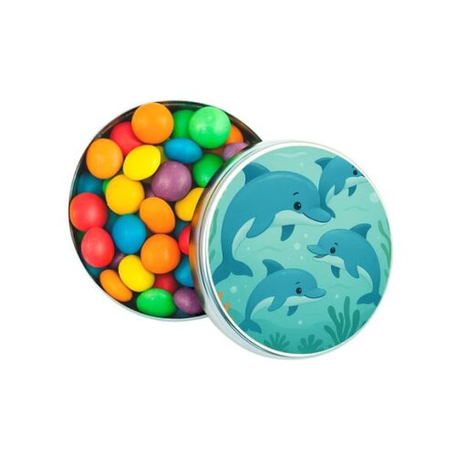 Latinha Metálica Personalizada Golfinhos