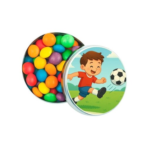 Latinha Metálica Personalizada Jogador de Futebol