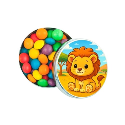 Latinha Metálica Personalizada Leão Baby