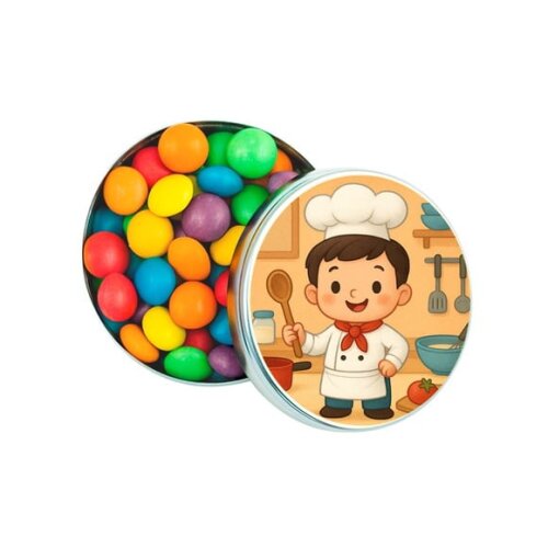 Latinha Metálica Personalizada Mini Chefe Menino