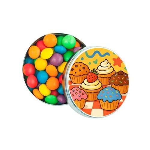Latinha Metálica Personalizada Muffins