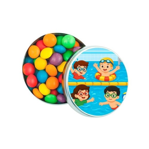 Latinha Metálica Personalizada Natação