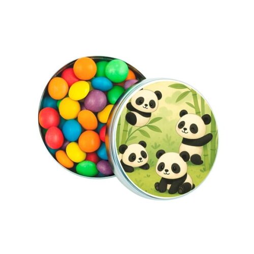 Latinha Metálica Personalizada Pandinhas
