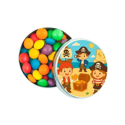 Latinha Metálica Personalizada Piratas