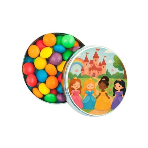 Latinha Metálica Personalizada Princesas Encantadas
