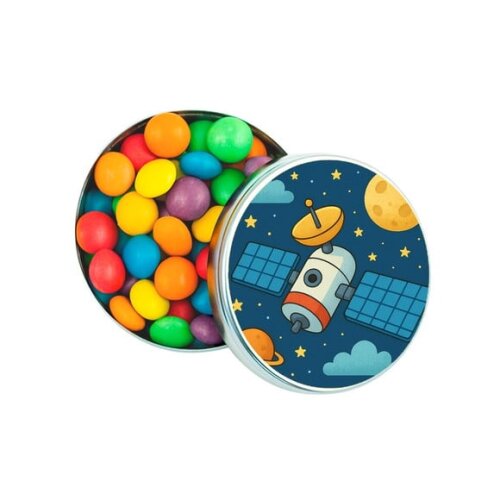 Latinha Metálica Personalizada Satélite