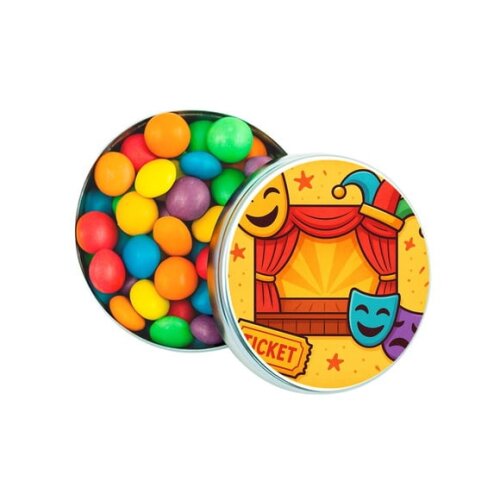 Latinha Metálica Personalizada Teatro Infantil
