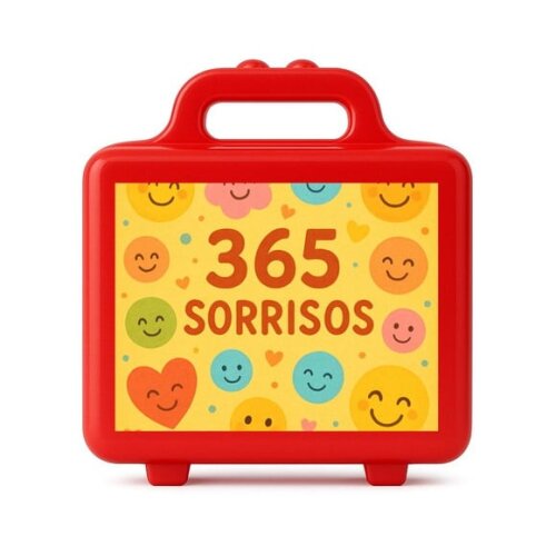 Maleta Plástica Personalizada 12x10cm 365 Sorrisos
