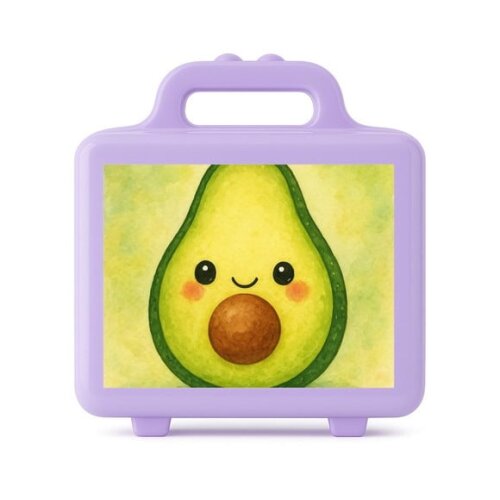 Maleta Plástica Personalizada 12x10cm Abacate