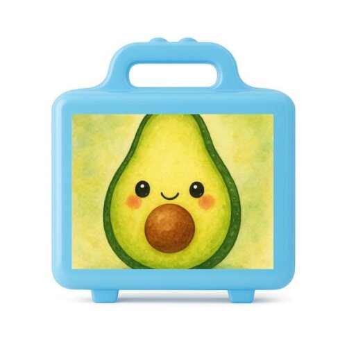 Maleta Plástica Personalizada 12x10cm Abacate