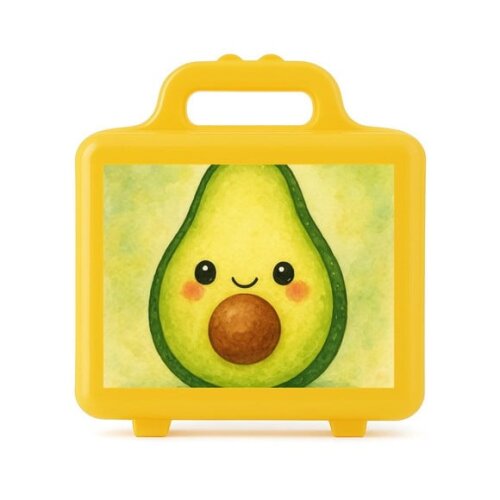 Maleta Plástica Personalizada 12x10cm Abacate