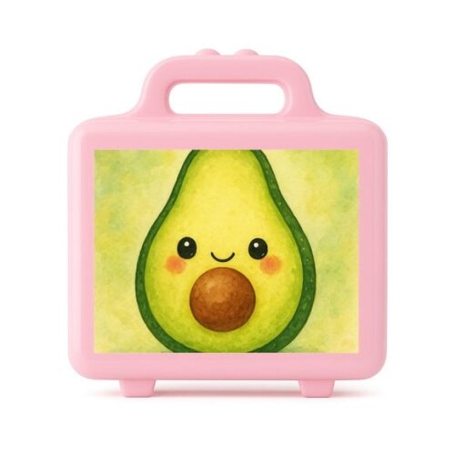 Maleta Plástica Personalizada 12x10cm Abacate