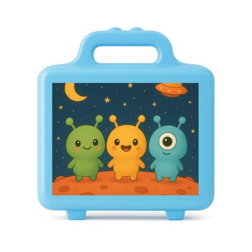 Maleta Plástica Personalizada 12x10cm Alienígenas Fofos
