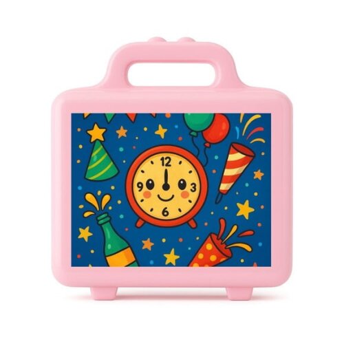 Maleta Plástica Personalizada 12x10cm Ano Novo