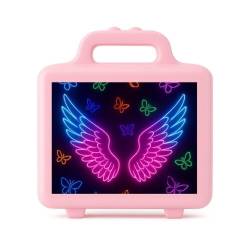 Maleta Plástica Personalizada 12x10cm Asas Neon