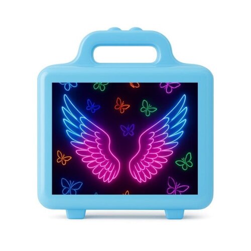 Maleta Plástica Personalizada 12x10cm Asas Neon